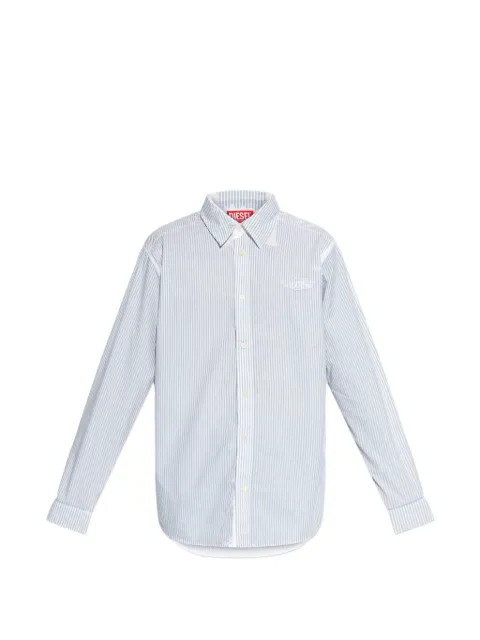 Diesel striped-pattern shirt White A202110QMBZ