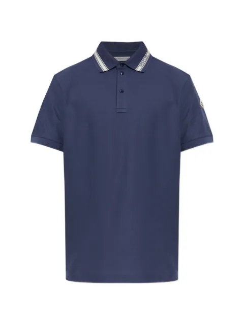 Moncler blue polo shirt Blue L10918A0002284720