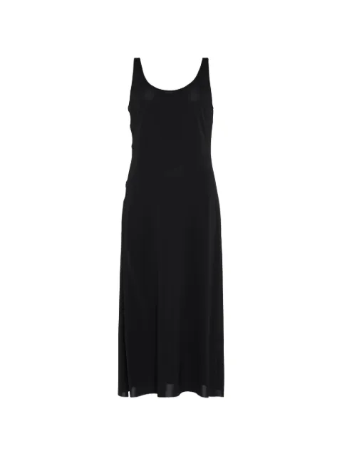 ERES side cutout ellipse dress Black 202618