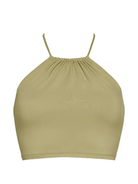 ERES Apollonia halterneck bikini top Green 032617