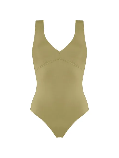 ERES Hold Up V-neck swimsuit Green 011405