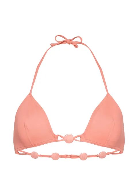 ERES Alva bead-embellished bikini top Pink 032615