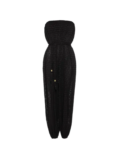 ERES strapless metallic jumpsuit Black 232623