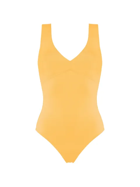ERES Hold up one-piece swimsuit Yellow 011405