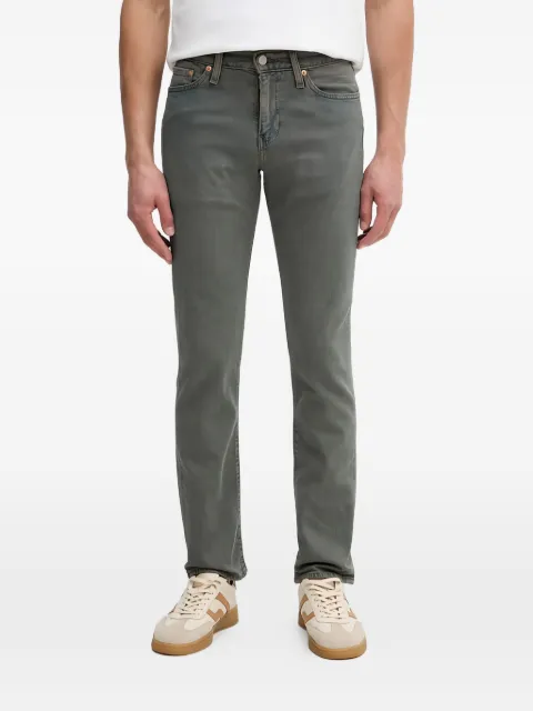 Levi's 511 logo-patch slim jeans Green 4511