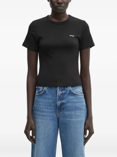 WRSTBHVR Janina ribbed T-shirt Black W1025SB2978