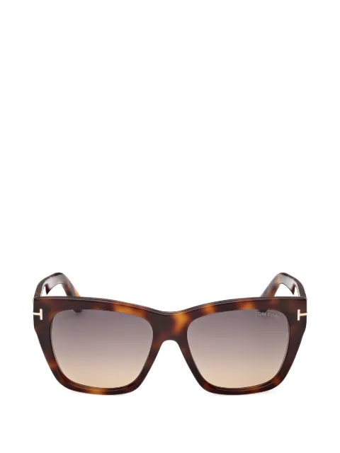 TOM FORD Eyewear square-frame sunglasses Brown FT1343