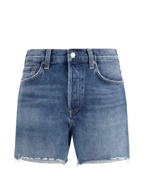 AGOLDE frayed denim shorts Blue A92491810