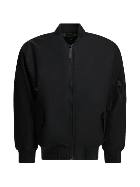 Levi's MA-1 zip-up bomber jacket Black 005AL
