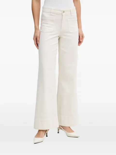 OUI front-pocket wide-leg jeans Neutrals 97657