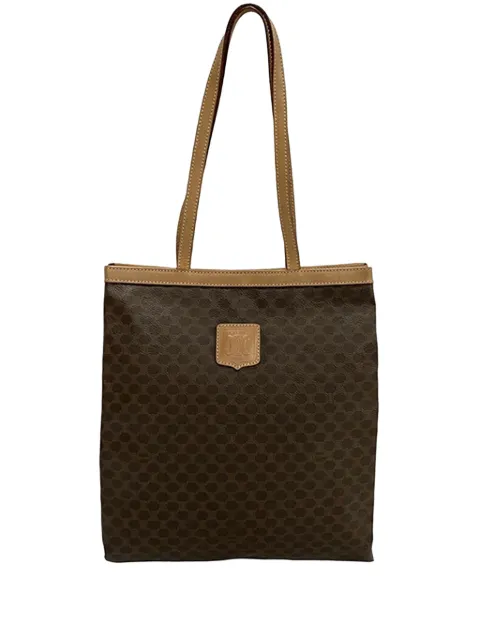 Celine Pre-Owned 2014 Macadam Coated Canvas tote bag Brown JN6AQ2DMK1URAEK6