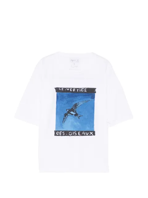 agnès b. x P.P. graphic-print T-shirt White EJ73SFM9