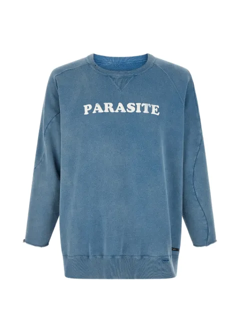 Undercover slogan-print sweatshirt Blue UC1F48081LIGHTBLUE