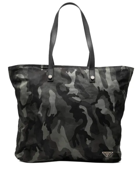 Prada Pre-Owned 2013-2025 Tessuto Camouflage tote bag Grey TOBD3UF2DGG2J4Y8