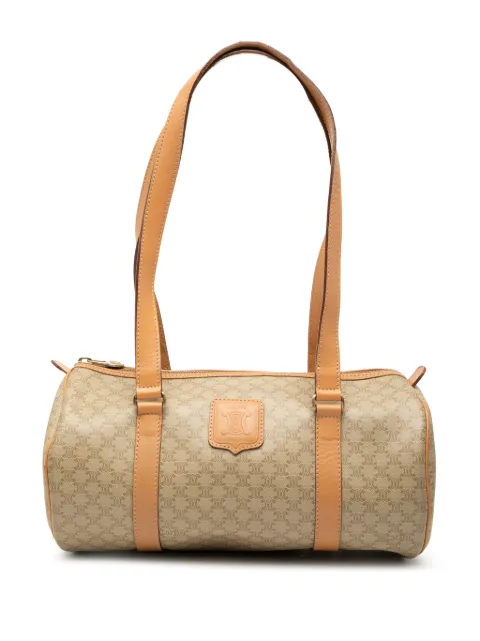 Celine Pre-Owned 2014 Macadam Coated Canvas shoulder bag Brown XFSHBH4PK0FECCO5