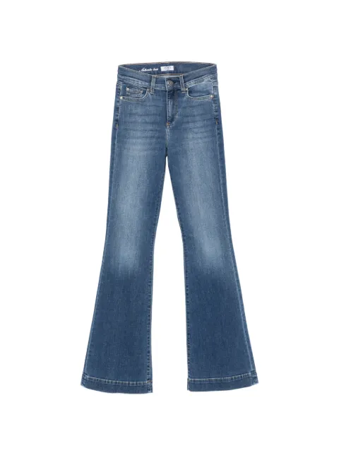 LIU JO rhinestone-embellished flared jeans Blue UA6061DS081