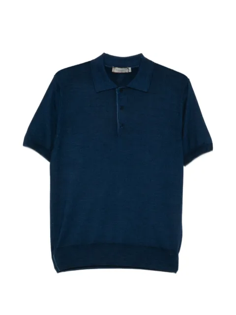 Canali short-sleeve polo shirt Blue C0127MX01165