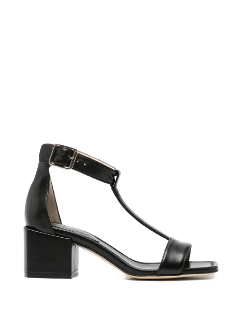 Anna F. buckle-fastening heeled sandals Black 3801