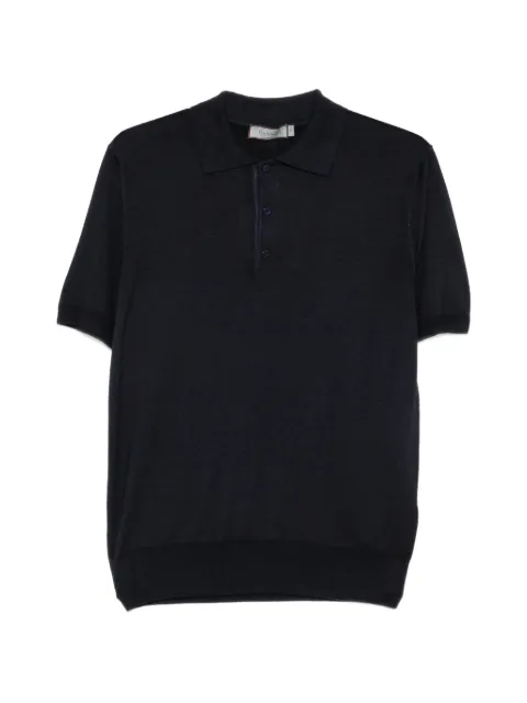 Canali navy polo shirt Blue C0127MX01165