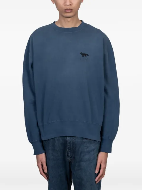 Maison Kitsuné x Kuro Sunfaded Fox sweatshirt Blue 990005P480