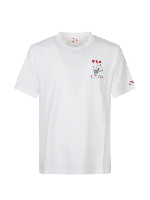 MC2 Saint Barth cartoon embroidered T-shirt White POT000107966L