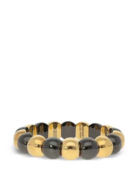 Roberto Demeglio diamond black dama circle bracelet Gold 9D4PN1DBOG