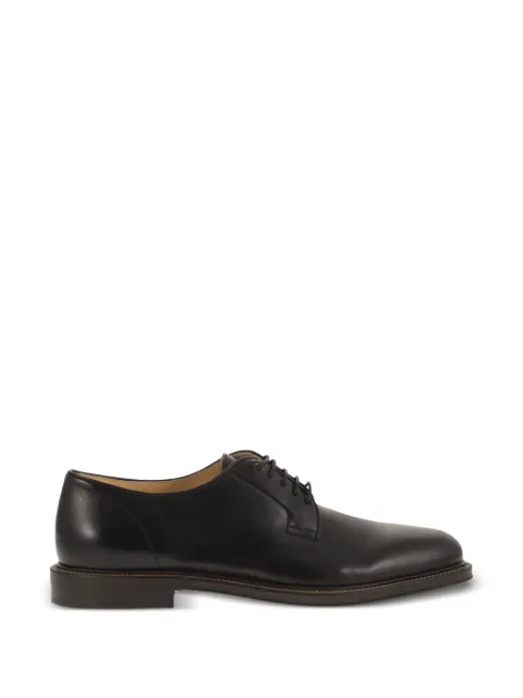 Brunello Cucinelli leather derby shoes Black MZUETOT655C101
