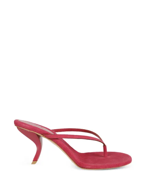 GIABORGHINI Aurorina leather sandals Red AURORINA8050CHERRY