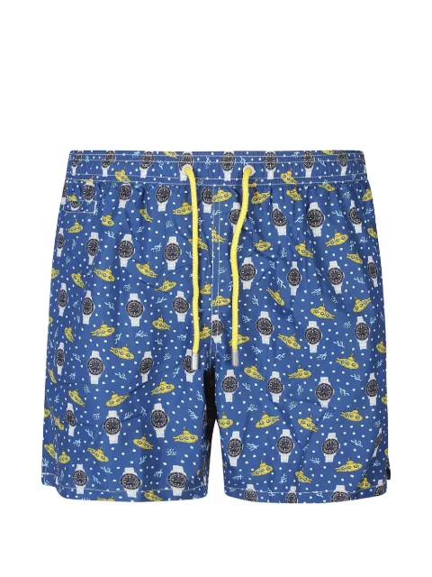MC2 Saint Barth submarine watch swim shorts Blue LIG000307912L