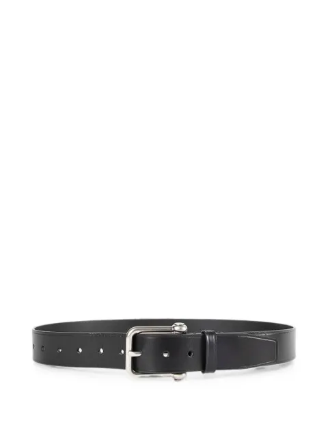 Ann Demeulemeester buckle-fastening leather belt Black B0013678LT128