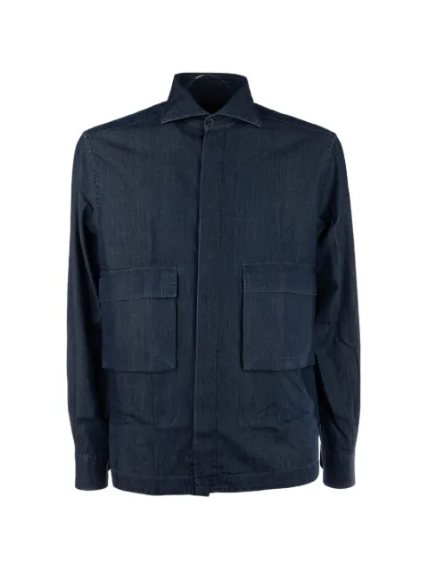 Corneliani pocket shirt Blue 27P2262711059