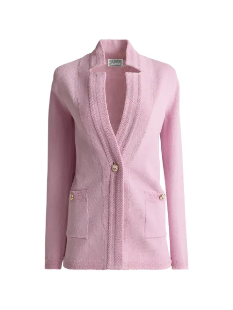St. John pocket button knit jacket Pink K61P0M1PNYY