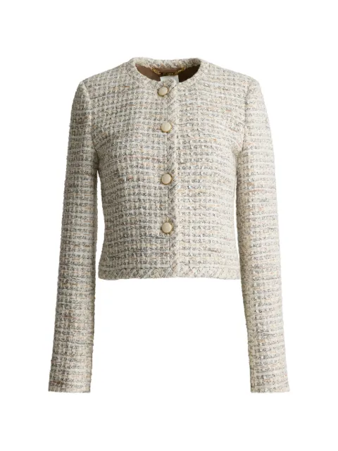 St. John tweed button jacket Neutrals K61PC11ERTM