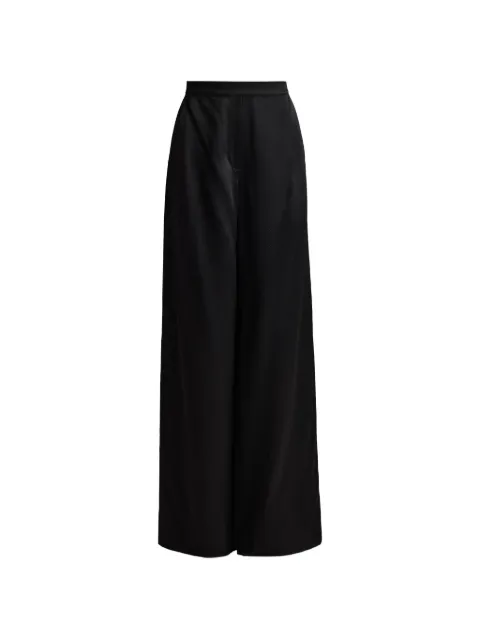 St. John hammered satin pocket trousers Black K82PC21BK00