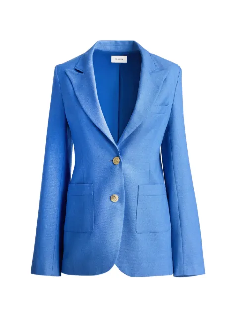 St. John long sleeve suiting jacket Blue K61PC51PERI