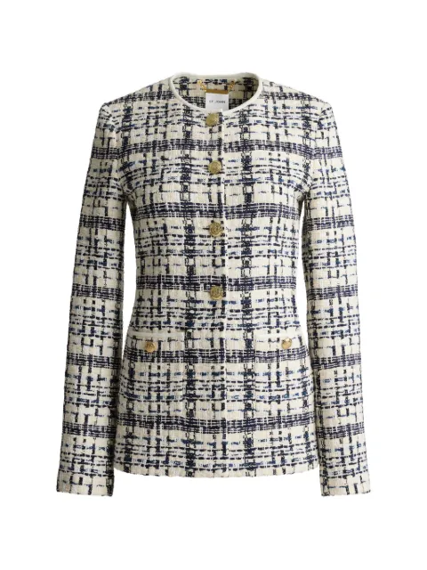 St. John tweed button jacket Neutrals K61PC31EBWM