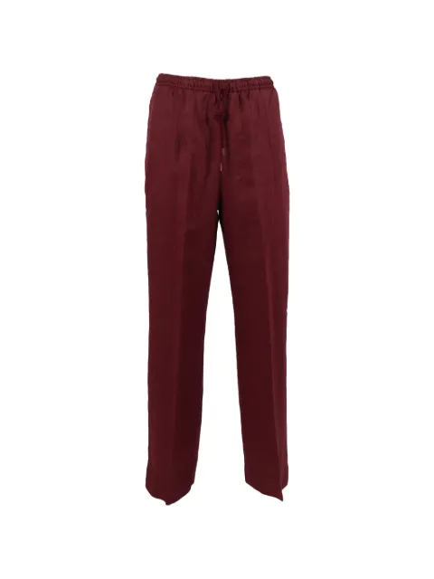 Briglia 1949 drawstring elasticated-waist trousers Red GISELLEGW300034