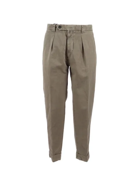 Berwich pleated trousers Green CHIAIAGDTS0620