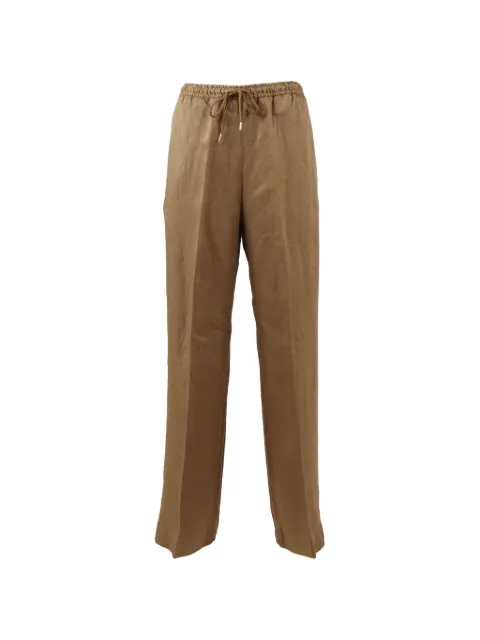 Briglia 1949 drawstring trousers Brown GISELLEGW300034