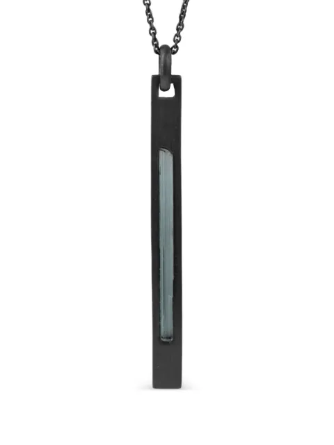 Parts of Four plate pendant necklace Black K527KAAQU