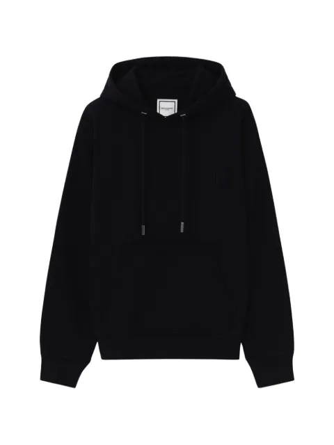 Wooyoungmi floral print hoodie Black W261TS36741B