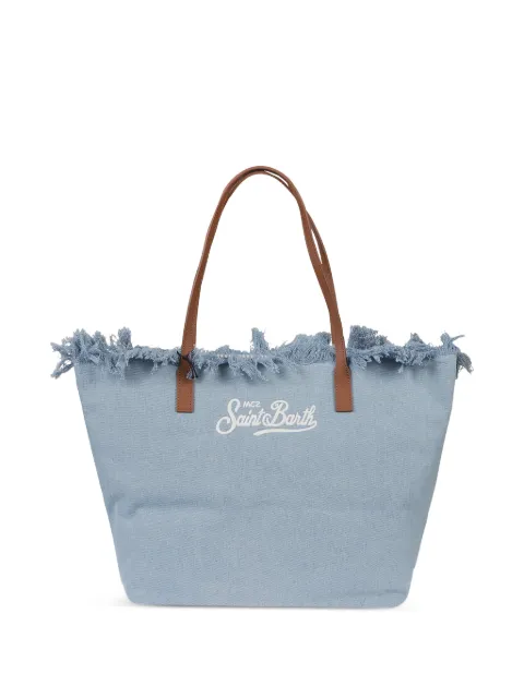 MC2 Saint Barth fringed tote bag Blue CBF0001