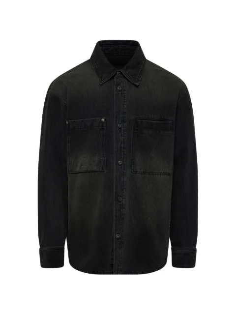 Wooyoungmi washed denim shirt Grey W261SH27970B
