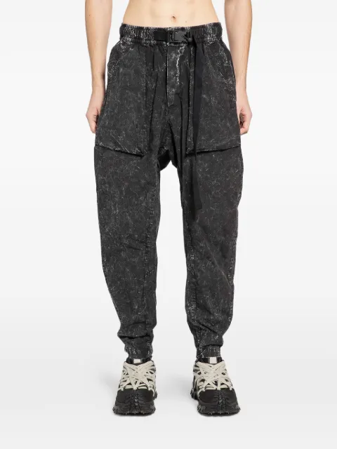 Thom Krom marble-effect trousers Black MP32
