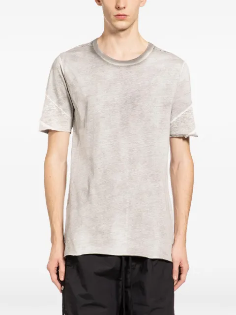 Thom Krom spliced cotton T-shirt Grey MTS926