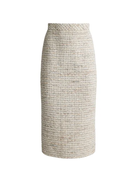 St. John azure tweed skirt Neutrals K71PC11ERTM