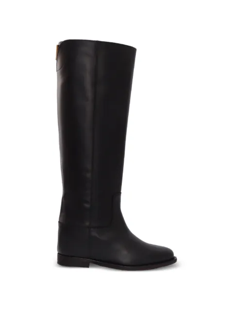 Via Roma 15 logo detail boots Black 4631