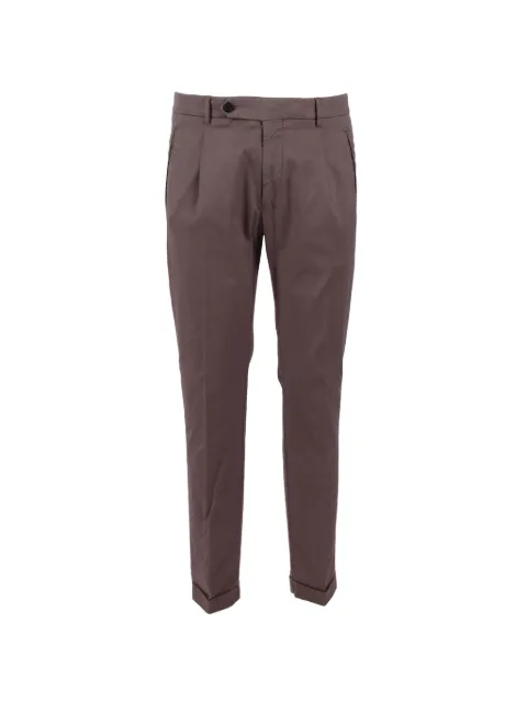 Berwich pleated tailored trousers Brown RETROLONGGDOL0015X