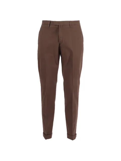Briglia 1949 turn-up cuff trousers Brown BG03300015