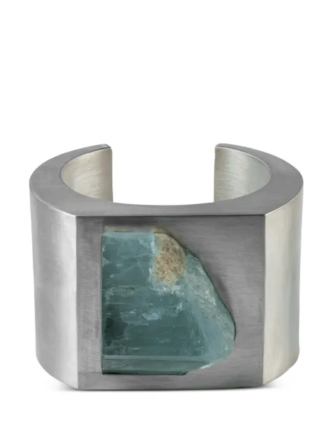 Parts of Four Crescent Plane aquamarine bracelet Silver 250220MAAQU